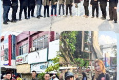 DKW Panji Bangsa Sumsel Kembali Tunjukkan Aksi Nyata, Beri Bantuan Sembako di Pasar Sako