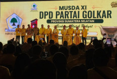 Bahlil Lahadalia Hadiri Musda Golkar Sumsel, Ingatkan Target Kursi Legislatif Naik dan Dukung Prabowo Gibran